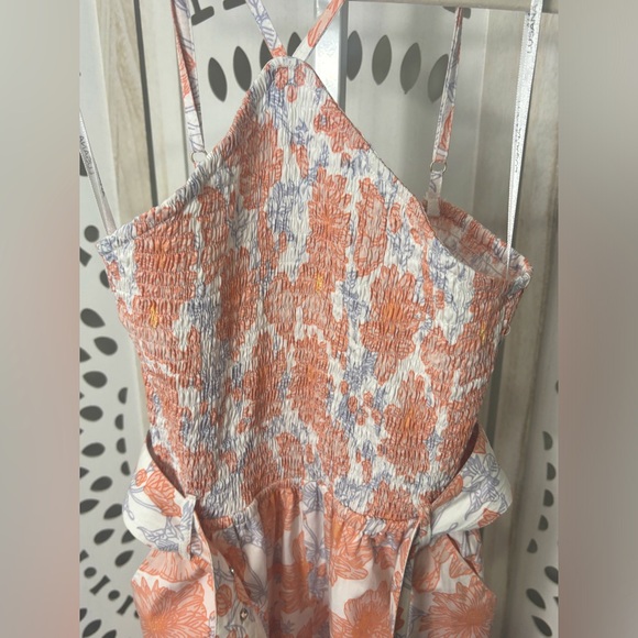 Anthropologie Lusana Arlen Smocked Halter Jumpsuit - Picture 10 of 11